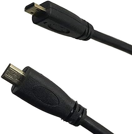 Seadream Yüksek Hızlı Mikro HDMI Erkek-Mikro HDMI Erkek Kablo, Mikro HDMI Tip D Erkek-Erkek Kablo Altın Kaplama (Siyah 3 Ayak)