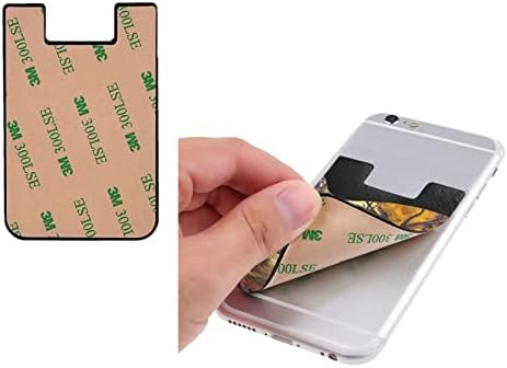 Sonbahar Sanat Kart Tutucu için Arka Telefon Yapıştırıcı Olarak Cüzdan Üzerinde Sopa Kredi Kart tutucu Cep Telefonu Paketi Cüzdan