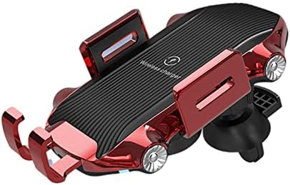 MagiDeal Akıllı Araç Telefonu Tutucu Kablosuz Şarj Cihazı Emiş Dağı Hızlı Şarj Otomobil Tek Dokunuşla Bırakma 10W Cep Telefonu