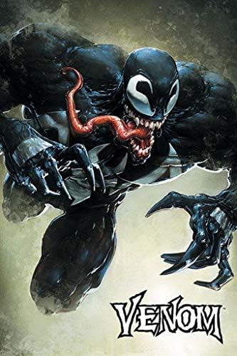 Piramit Uluslararası Venom Sıçrayan Çizgi Roman Süper Kahraman Serin Duvar Dekor sanat Baskı Posteri 24x36