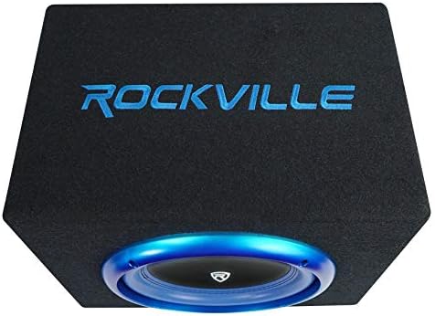 Rockville RVB10. 1A 10 İnç 500 W Aktif Powered Araba Subwoofer + Alt Muhafaza Kutusu
