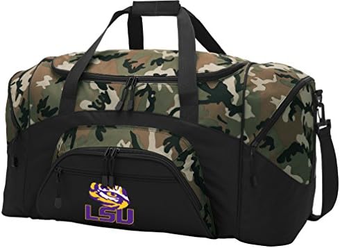 Büyük LSU spor Çantası CAMO LSU Kaplanlar Bavul Duffle Bagaj Hediye Fikri Erkekler için Adam Onu!