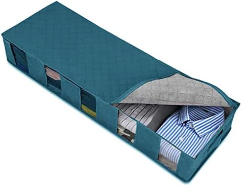 Homyl 2X Nefes Altında Yatak saklama çantası Yatak Altı saklama kabı Ambalaj Kutusu ile Temizle Windows
