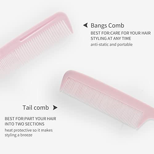 4 Adet ıslak Detangler saç fırçası seti Kıvırcık saç Fırçası Kadınlar için, Erkekler, Çocuklar Kafa derisi masaj tarak