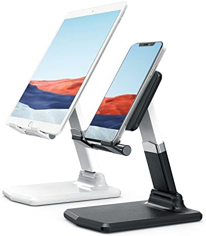 Elitehood 2 Paket Masa için iPad Standı, Katlanabilir ve Ayarlanabilir Tablet Standı Tutucu, iPad Hava/Mini, iPad Pro 12.9, 10.5,