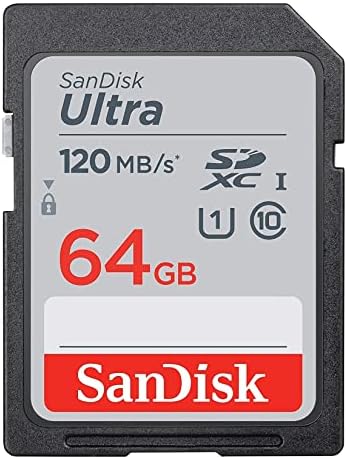 SanDisk 64 GB SDXC SD Ultra Hafıza Kartı Sınıf 10 (SDSDUN4-064G-GN6IN) Sony a7R IV ile Çalışır (Sony a7r4) Aynasız dijital fotoğraf