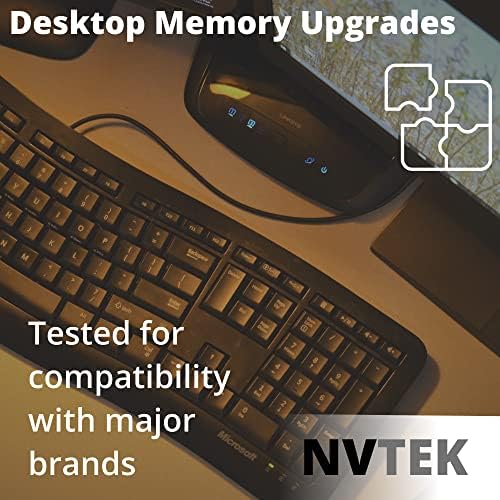 NVTEK 128 GB (4x32 Gb) DDR4-3200 PC4-25600 Olmayan ECC UDIMM masaüstü bilgisayar Bellek Yükseltme