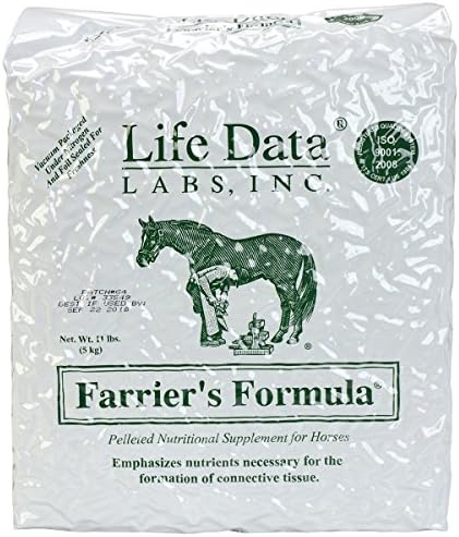 Farrier'in Formül Dolum Torbası, 11 lbs; Atlar İçin Peletlenmiş Toynak ve Kat Takviyesi; Ek, Düzenli Yemde Üst Pansuman Olarak