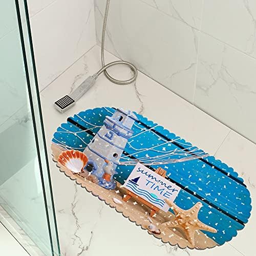 RRRYN Anti Kayma Duş Mat, Balkon Banyo Mat Su Geçirmez Anti Kayma Kapı Mat (Renk: PDL0012, Şartname: 35x70 cm)
