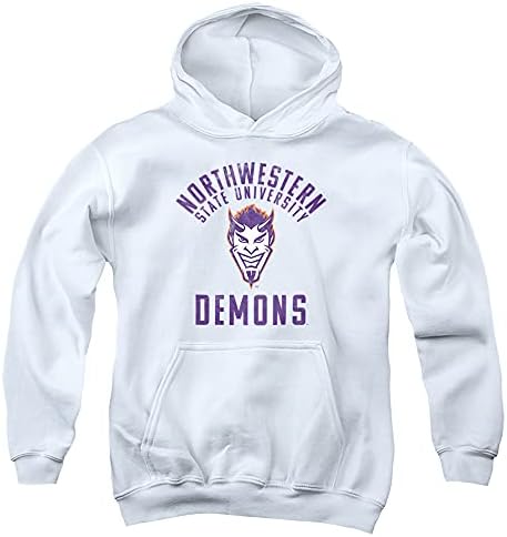 Northwestern Eyalet Üniversitesi Resmi Şeytanlar Logo Unisex Gençlik Pull-Over Hoodie