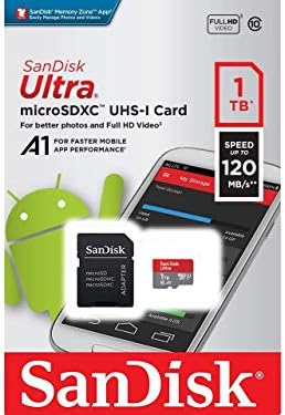 Ultra 1 TB microSDXC Çalışır için Huawei MediaPad M5 lite Artı tarafından Doğrulanmış SanFlash ve SanDisk (A1/C10/U1/8 k / 120MBs)