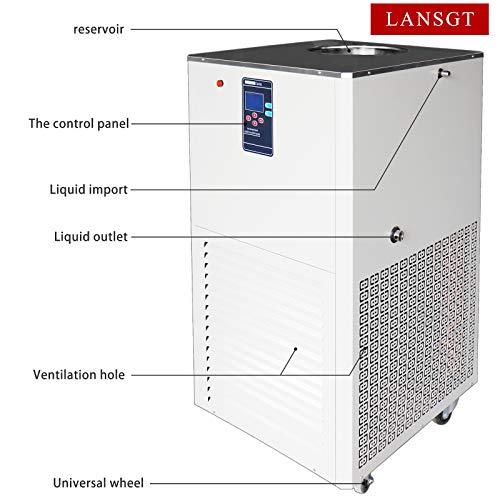 LANSGT Laboratuvar Kimyasal soğutucu sirkülasyon Pompası 30L Soğutma Sıcaklığı -40° Sıfırın Altında Laboratuvar sirkülasyonlu