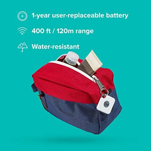 Tile Pro (2020) 2'li paket - Anahtarlar, Çantalar ve Daha Fazlası için Yüksek Performanslı Bluetooth İzleyici, Anahtar Bulucu