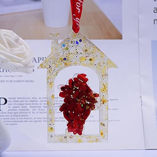 1 adet Moda Güzel Şanslı Noel Silikon Dekor Zanaat Takı Yapımı Kalıp Doğal Choi Bei Çakıl Numune Ev Dekor DIY gi