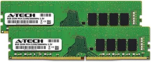 Lenovo ThinkCentre M70t için A-Tech 16 GB RAM Kiti (2x8 GB) DDR4 2666 MHz PC4-21300 Olmayan ECC Tamponsuz DIMM 288-Pin Masaüstü