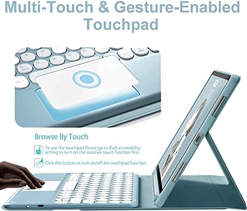 Yangın Tablet HD 10 / HD 10 Artı kılıf ile Klavye ve touchpad, (Sadece 11th Nesil 2021 Sürümü ile Uyumlu) Ayrılabilir Bluetooth