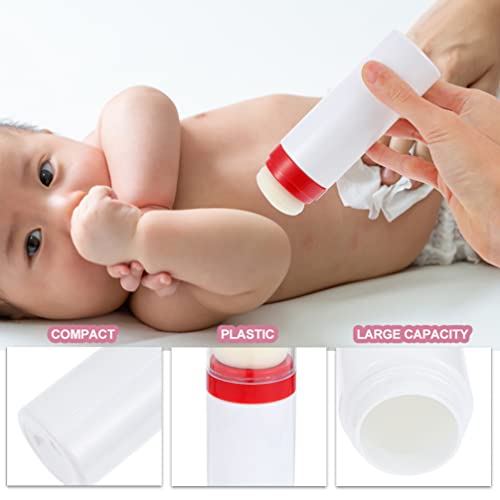 Boş Gevşek Toz Dağıtıcı Şişe: 2 pcs Taşınabilir Bebek Talk pudrası Puf depolama şişesi Mini Kozmetik Glitter Toz Kavanoz Tutucu