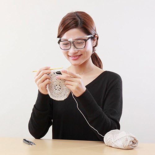 Japon 1.6 X & 2X / 110x45mm Gözlük Büyüteç Fit-Over Gözlük Eller-Serbest Diş Hekimi Güzellik Çalışma Büyüteç Modeli Montaj Iki